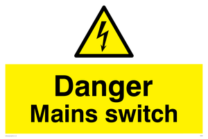 WE68: Danger Mains Switch