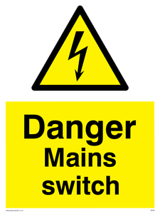 WE68: Danger Mains Switch