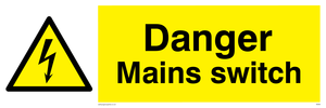 WE68: Danger Mains Switch