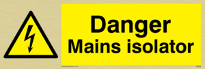 WE69: Danger Mains Isolator
