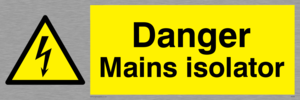 WE69: Danger Mains Isolator