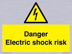 WE72: danger electric shock risk