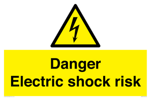 WE72: danger electric shock risk