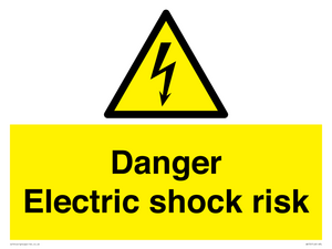 WE72: danger electric shock risk