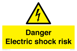 WE72: danger electric shock risk