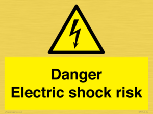 WE72: danger electric shock risk