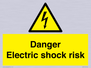 WE72: danger electric shock risk