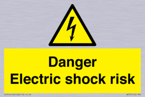 WE72: danger electric shock risk