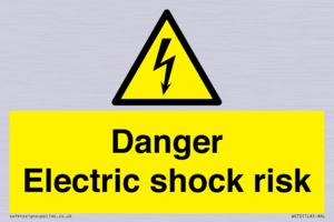 WE72: danger electric shock risk