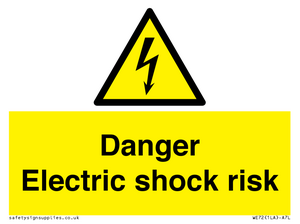 WE72: danger electric shock risk
