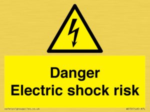 WE72: danger electric shock risk