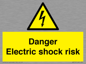 WE72: danger electric shock risk