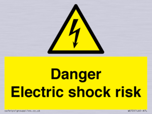 WE72: danger electric shock risk
