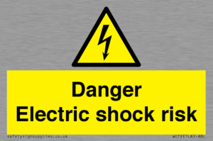 WE72: danger electric shock risk
