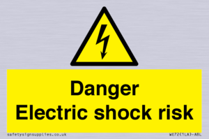 WE72: danger electric shock risk