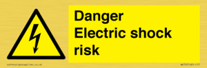 WE72: danger electric shock risk