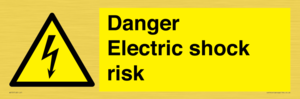 WE72: danger electric shock risk