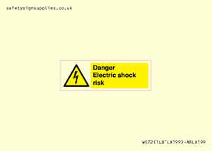 WE72: danger electric shock risk
