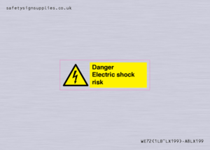 WE72: danger electric shock risk