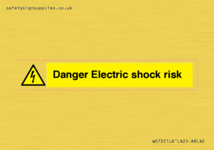 WE72: danger electric shock risk