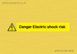 WE72: danger electric shock risk