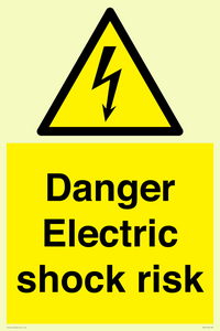 WE72: danger electric shock risk