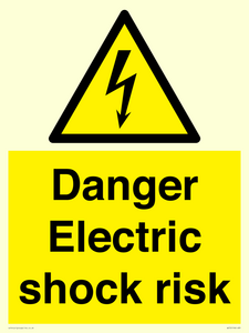 WE72: danger electric shock risk