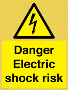 WE72: danger electric shock risk