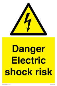WE72: danger electric shock risk