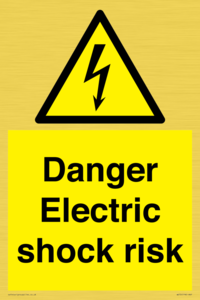 WE72: danger electric shock risk