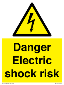 WE72: danger electric shock risk
