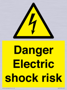 WE72: danger electric shock risk