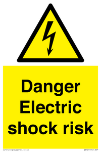 WE72: danger electric shock risk