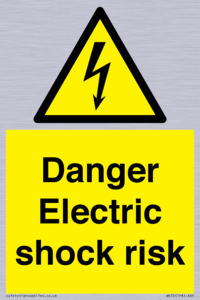 WE72: danger electric shock risk