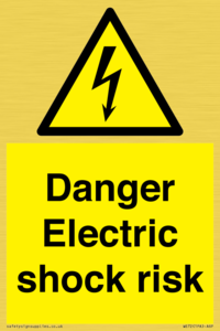 WE72: danger electric shock risk
