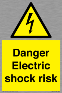 WE72: danger electric shock risk