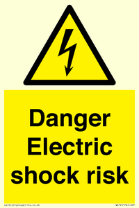 WE72: danger electric shock risk