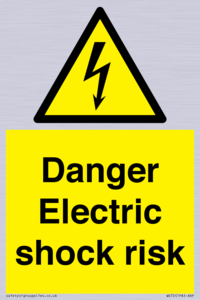 WE72: danger electric shock risk
