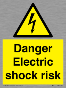 WE72: danger electric shock risk