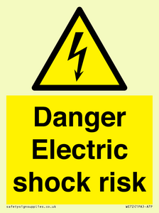 WE72: danger electric shock risk