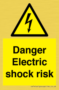 WE72: danger electric shock risk