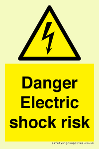 WE72: danger electric shock risk