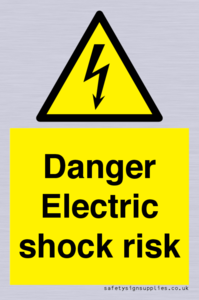 WE72: danger electric shock risk