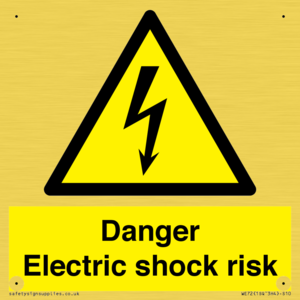 WE72: danger electric shock risk