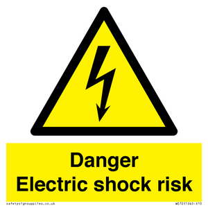 WE72: danger electric shock risk