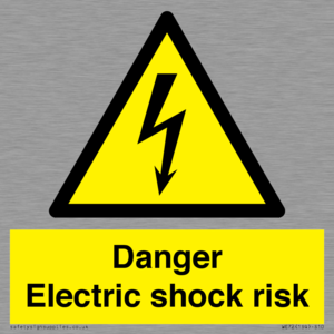 WE72: danger electric shock risk