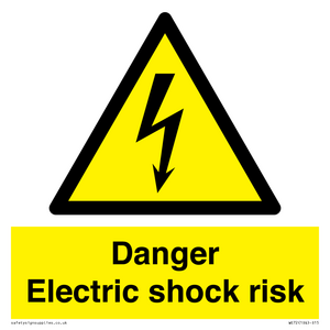 WE72: danger electric shock risk