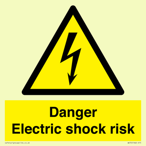 WE72: danger electric shock risk
