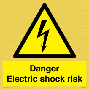WE72: danger electric shock risk