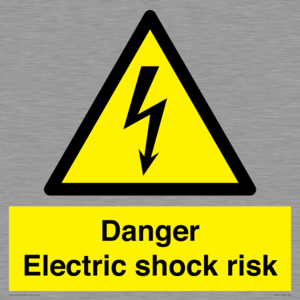 WE72: danger electric shock risk